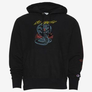 Champion X Cobra Kai No Mercy Hoodie in Black Size M